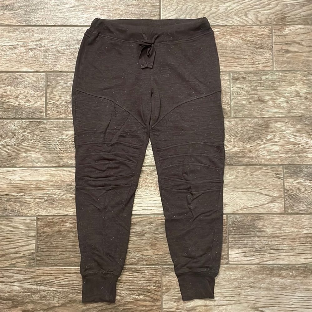 Almost Famous Dark Gray Textured Knit Joggers
